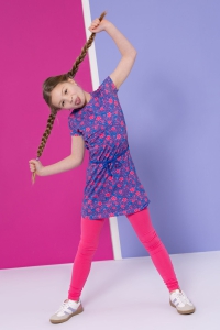 Louder! legging Tees carmine rose